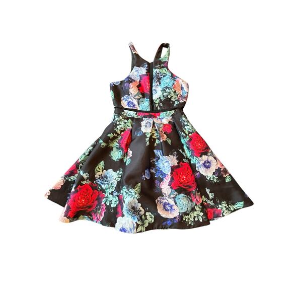 Dear Moon Floral Halter Dress - Size 3 - Picture 8 of 16